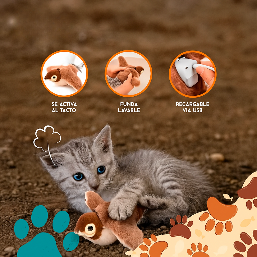 FLYING BIRD™- EL NUEVO JUGETE INTERACTIVO PARA TUS GATOS