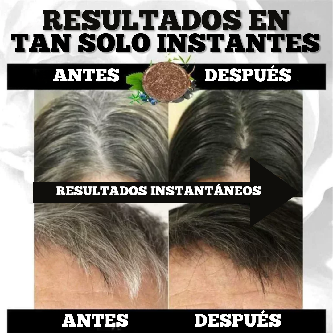 BLACK HAIR DYE™ - SHAMPOO 3 EN 1