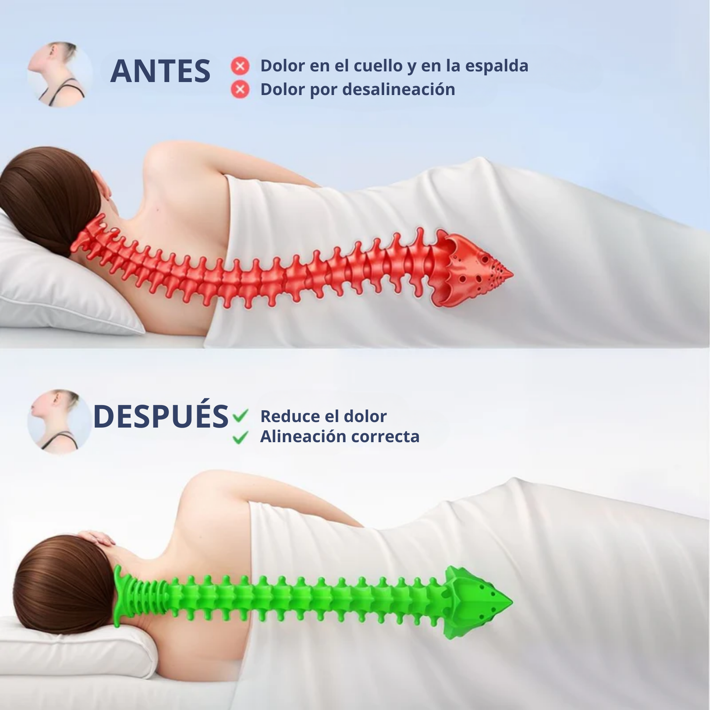 OrthoSleep™ - La solución en casa contra el dolor cervical