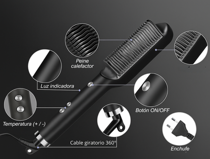 Smooth Glow™ - Cepillo 3 en 1 para un liso perfecto